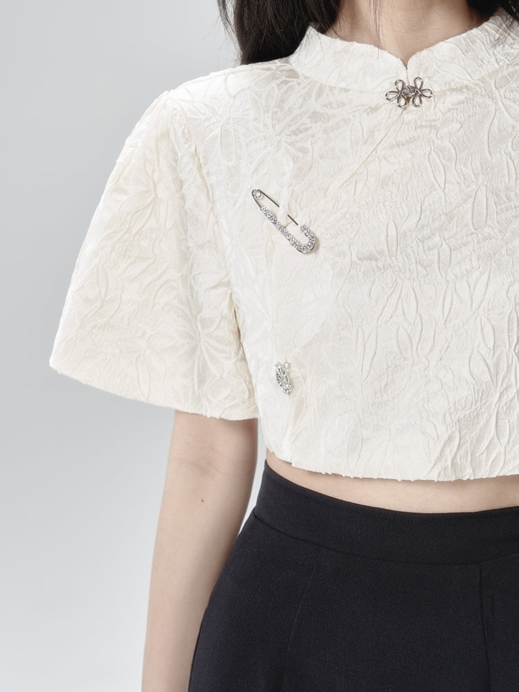 New CHINESE SHORT TOP & SKIRT