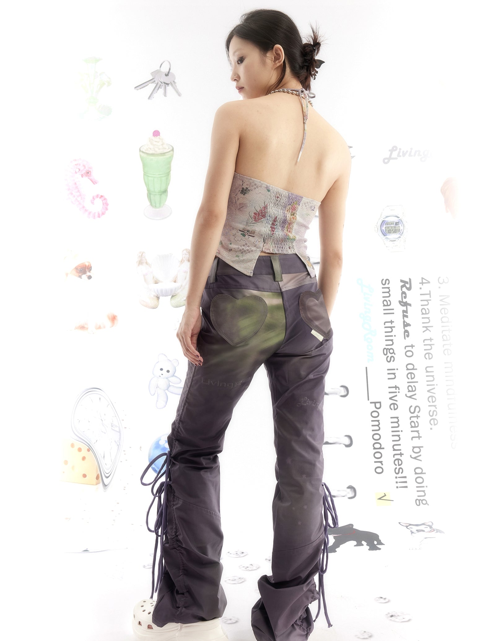 인쇄 된 고삐 스트랩 조끼