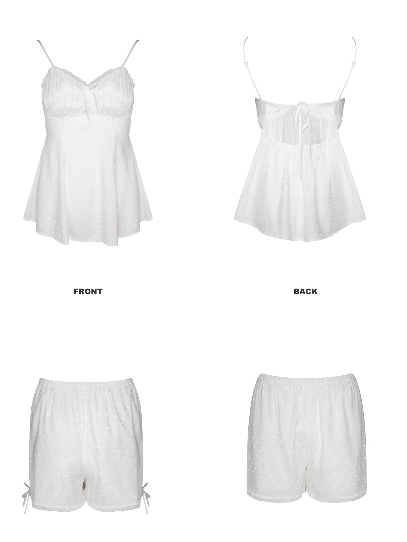 Süßer Jacquard bequemer Pyjama