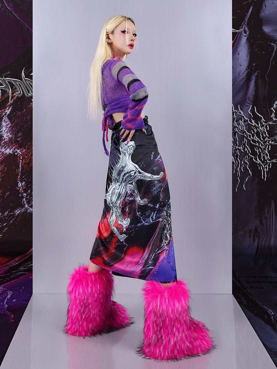 Reversible APRON SKIRT