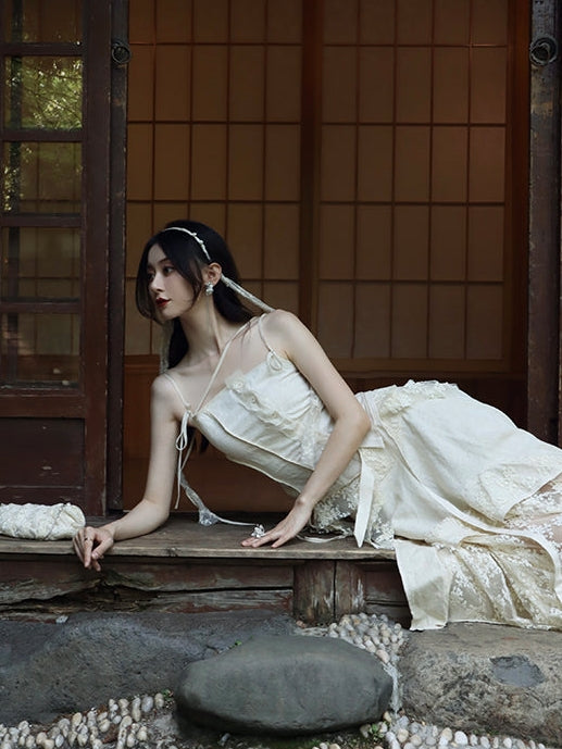 Spitzennähte Hosenträger oben