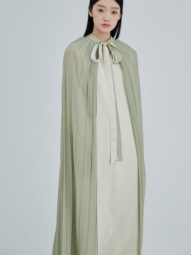 Organ PLEATED DOUBLE LAYER Dress