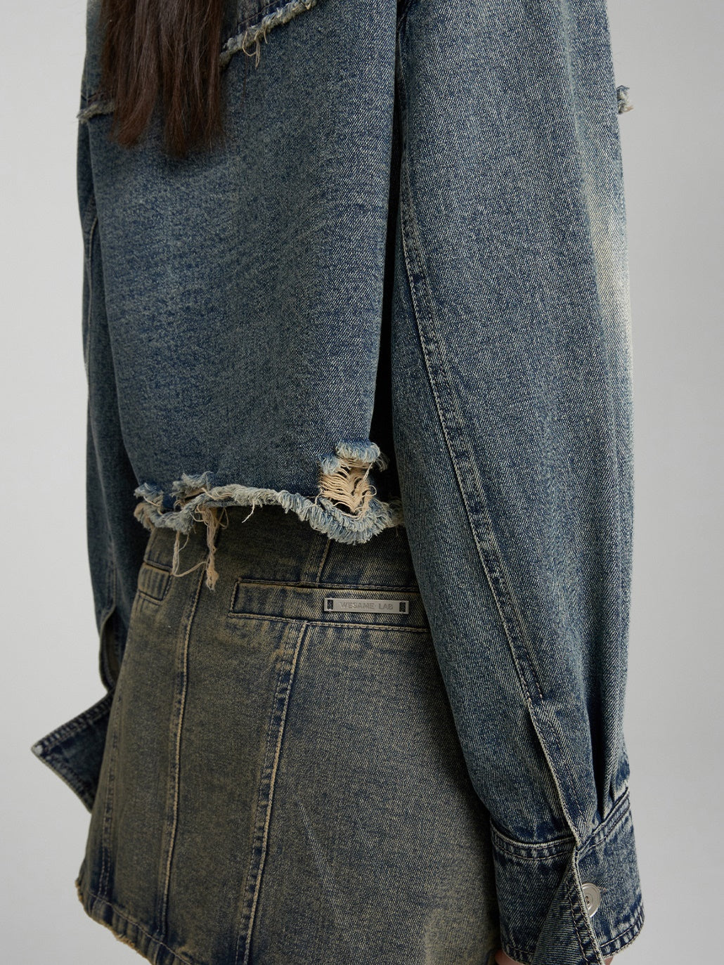 LOOSE SHORT DENIM JACKET