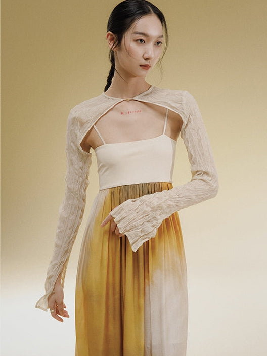 Patchwork Slip Dress