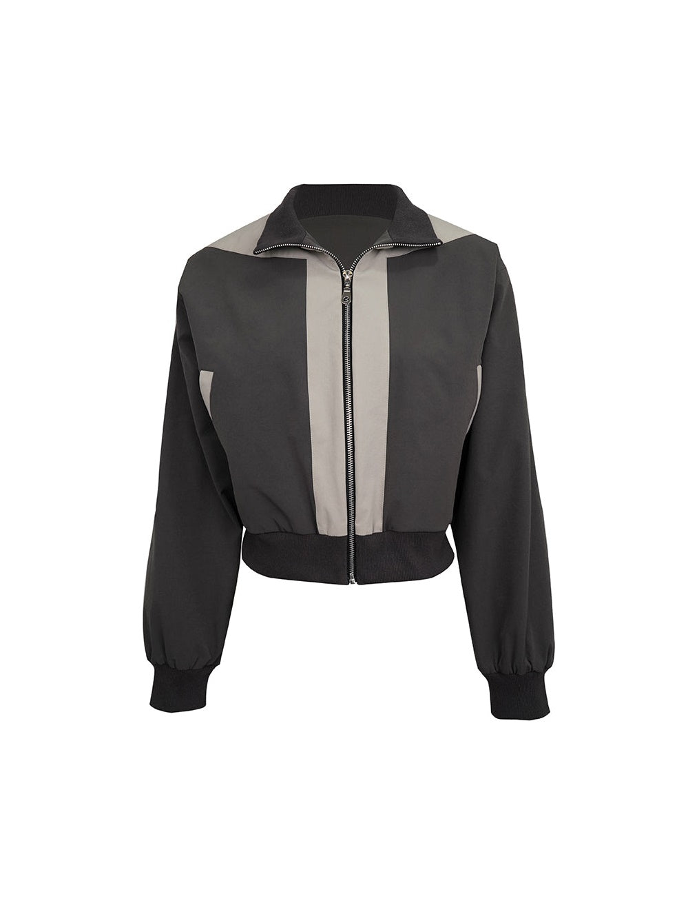 색상 대비 스티칭 재킷