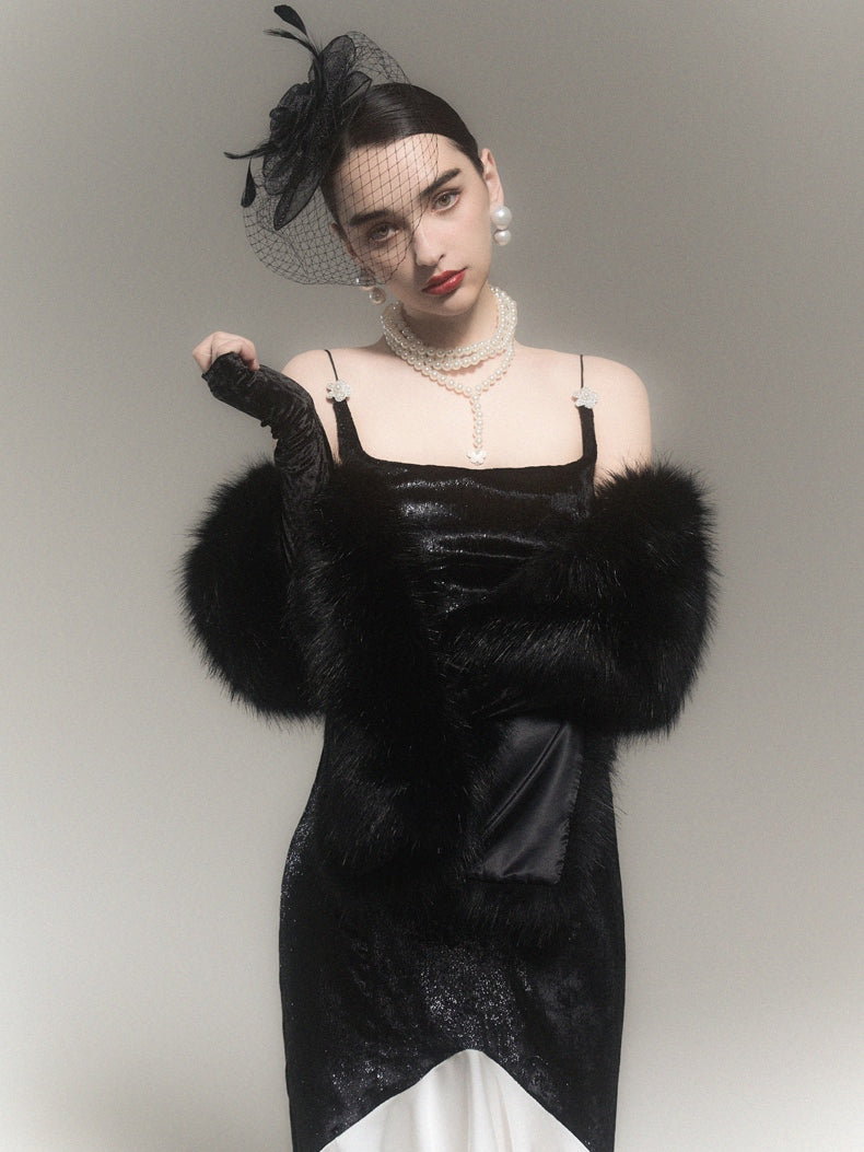 Gefälschter Pelzschal