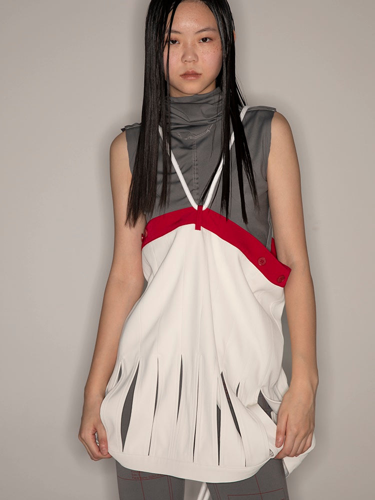 Niedrige Taille locker Hohlrock