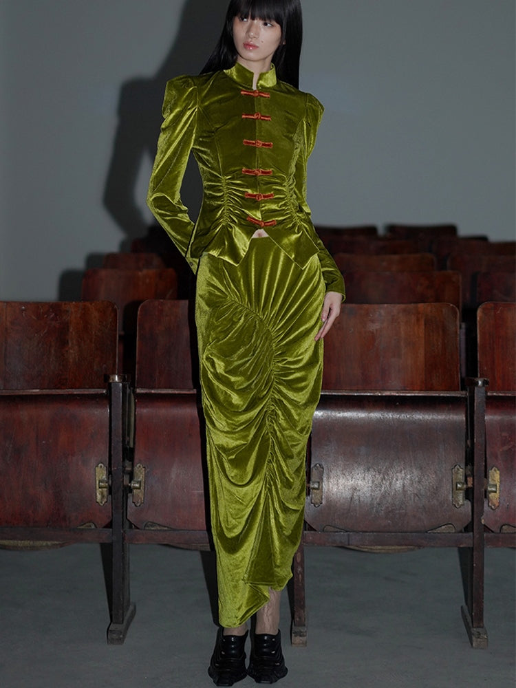 Samtfalten -Longrock