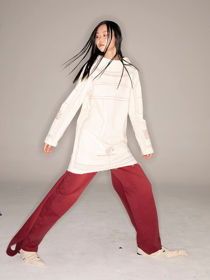 느슨한 해협 틈새 드레스