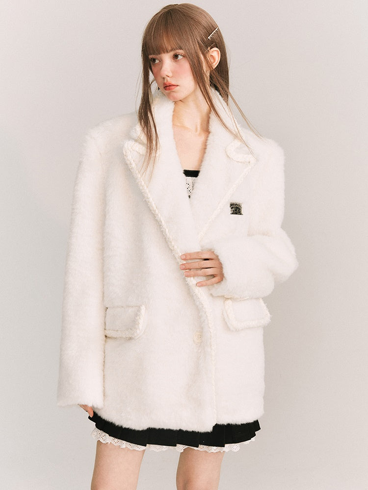 Furry Hairy Twist Jacket