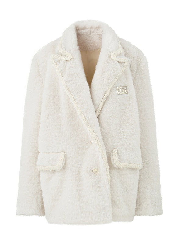 Furry Hairy Twist Jacket
