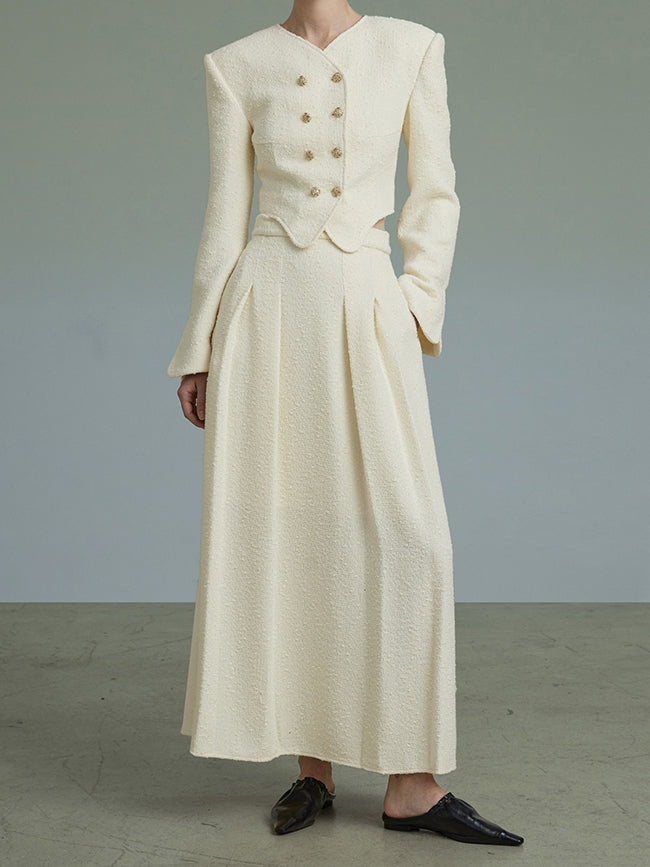 French Retro Small Fragrance Jacket & Skirt