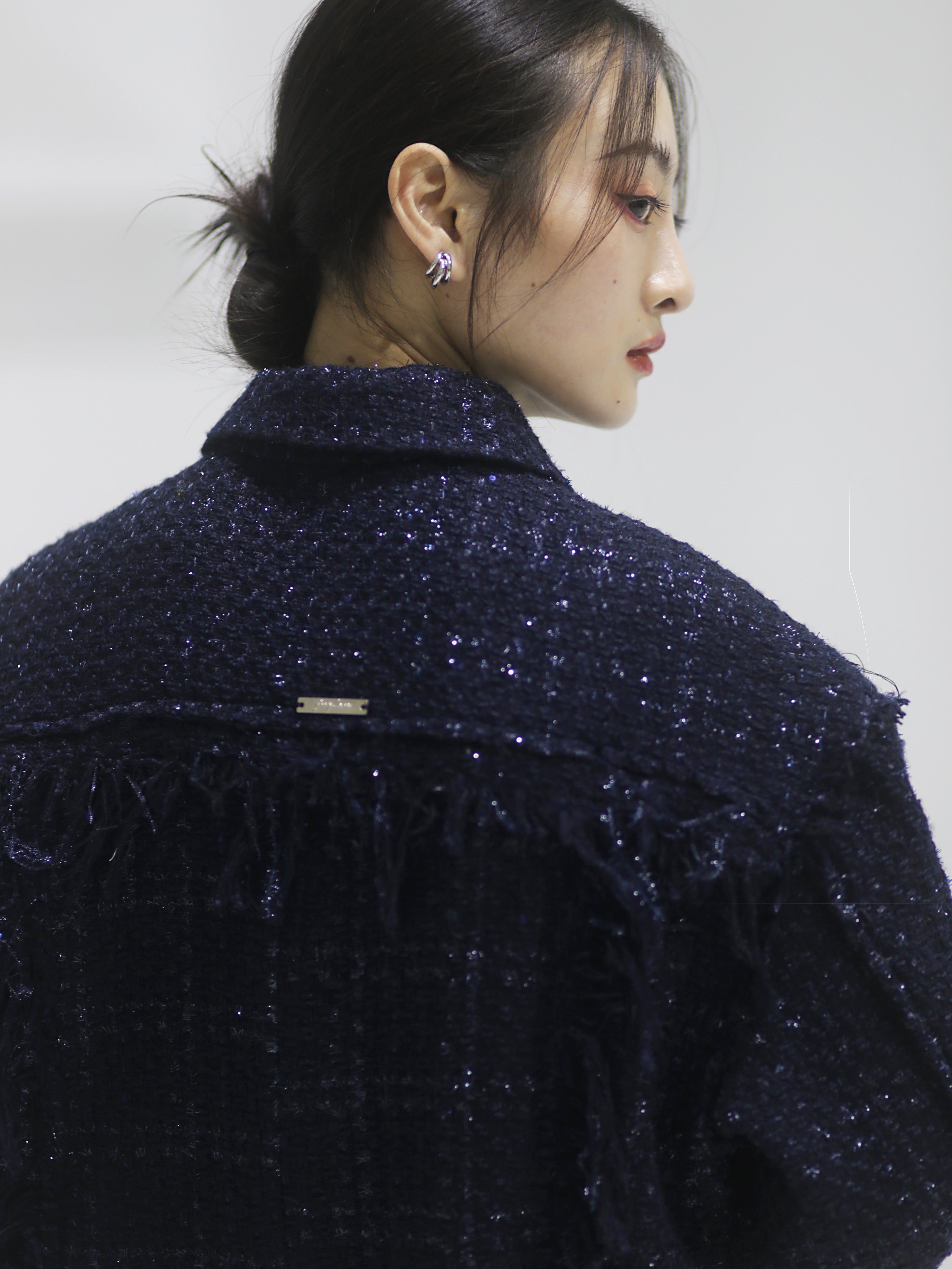 Randspleißen Overalls Jacke