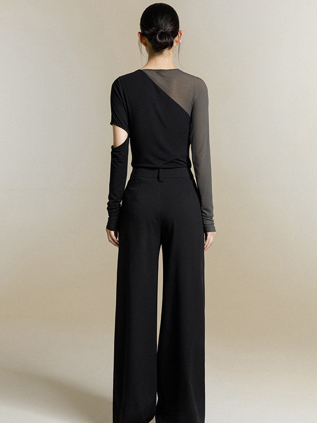 Broken Sleeve Bottoming T-shirt