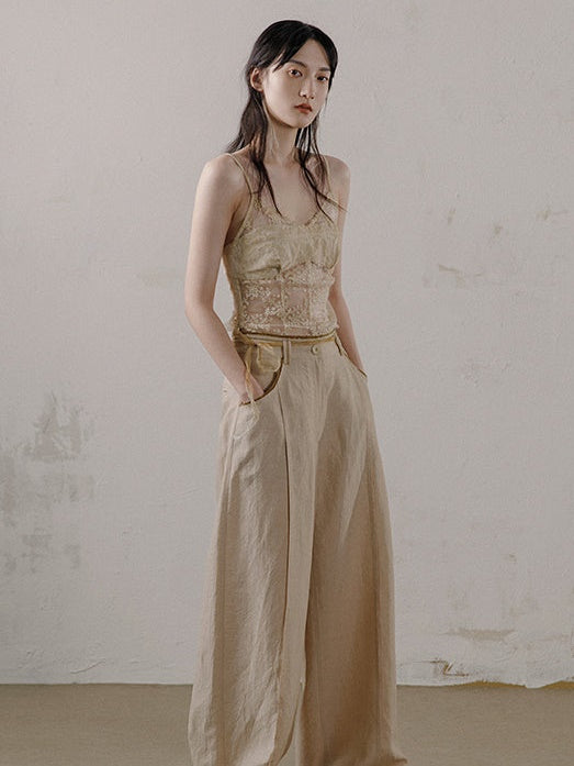 Spitze Jacquard Camisole