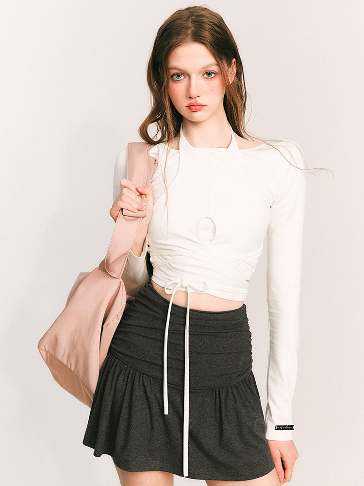 Gurte hängende Halshöhle -Oberseite