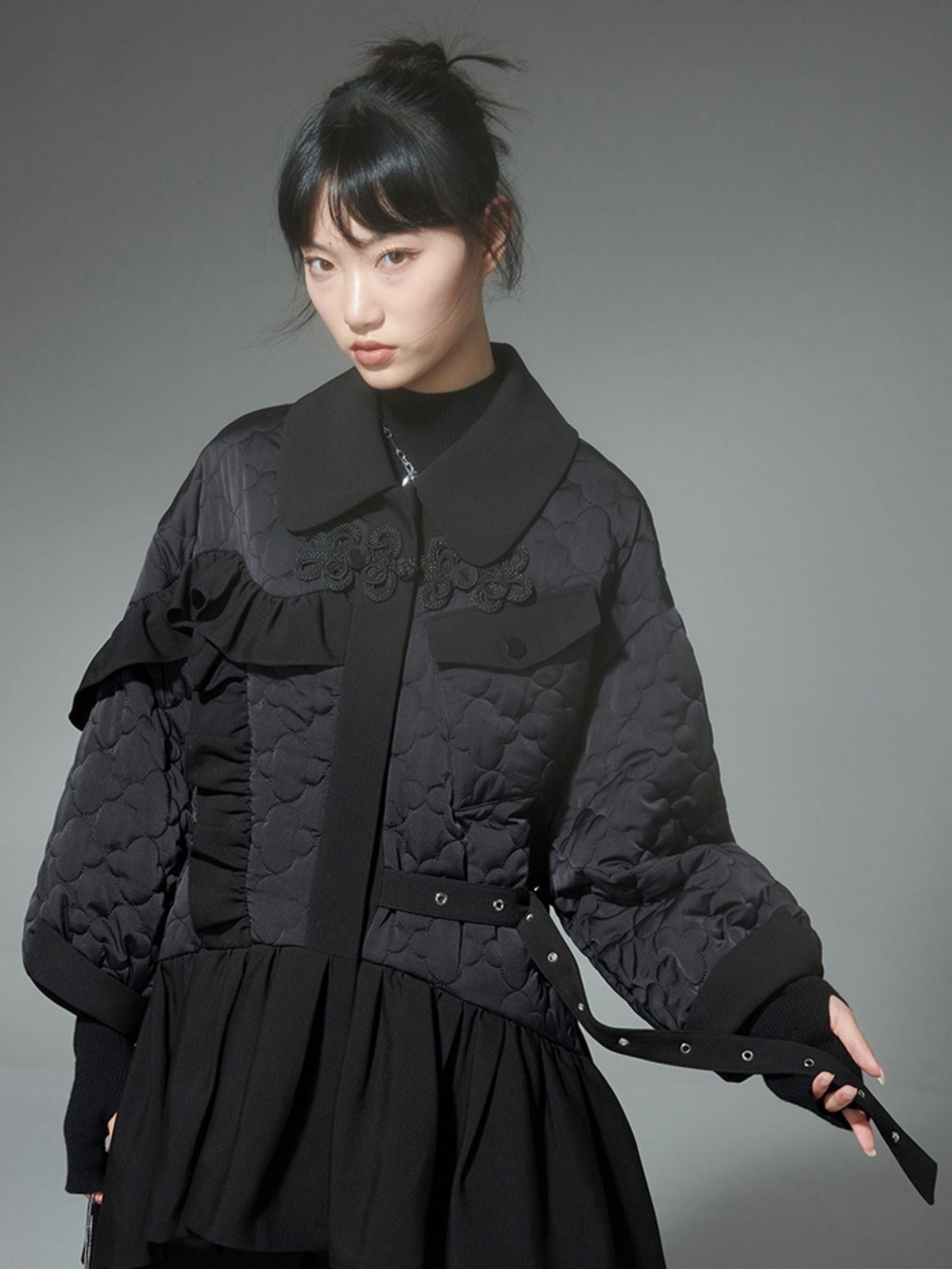 Nouvelle veste en coton brodée chinoise