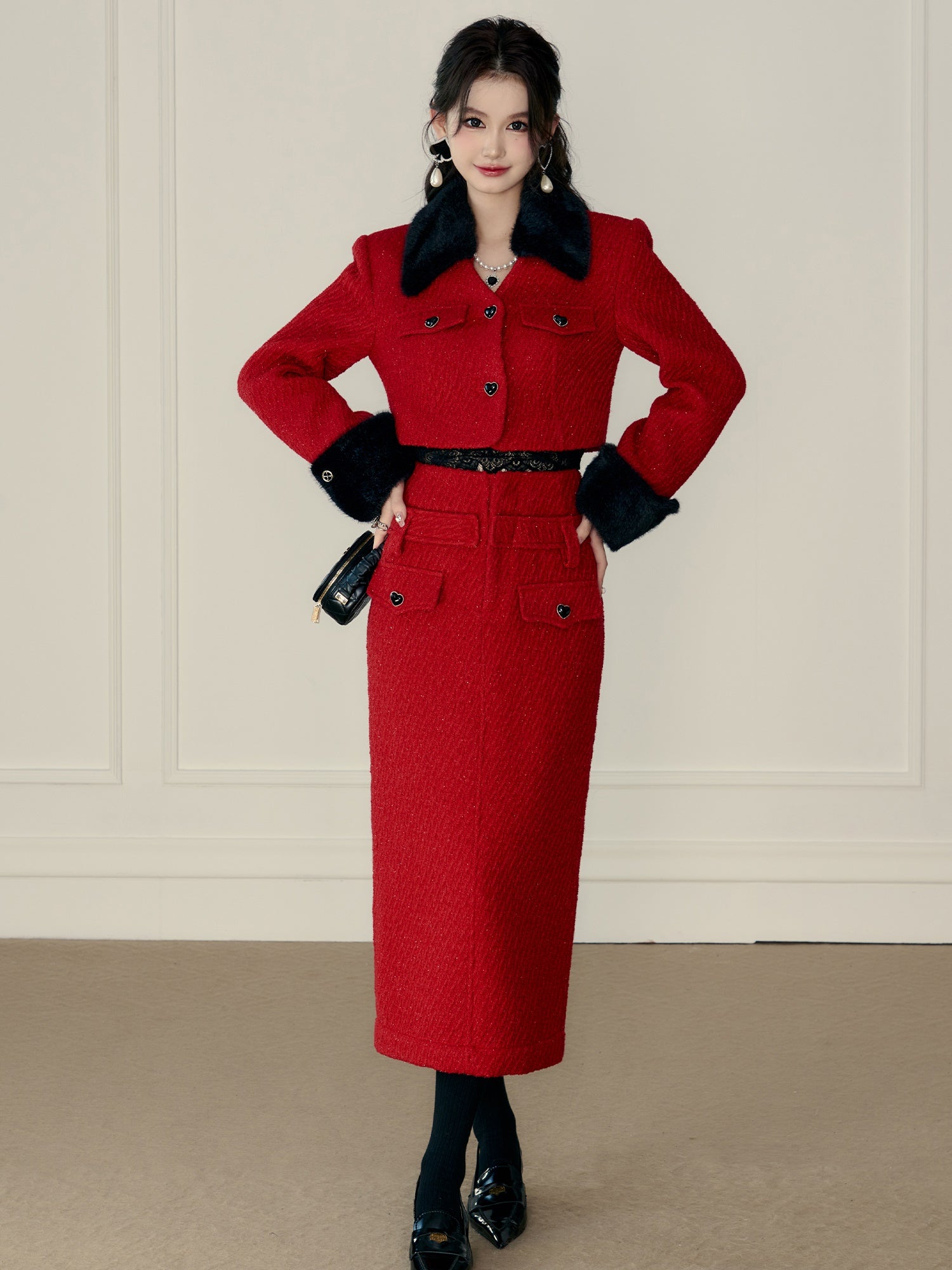 Retro Revers Short Jacket & gerade Rock