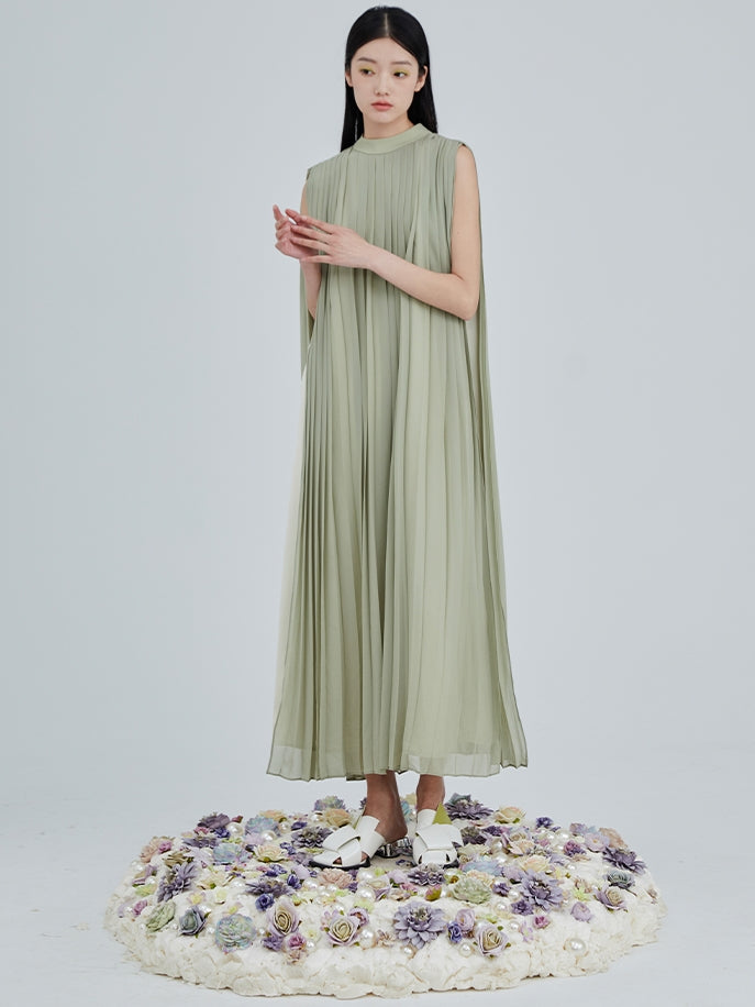Organ PLEATED DOUBLE LAYER Dress