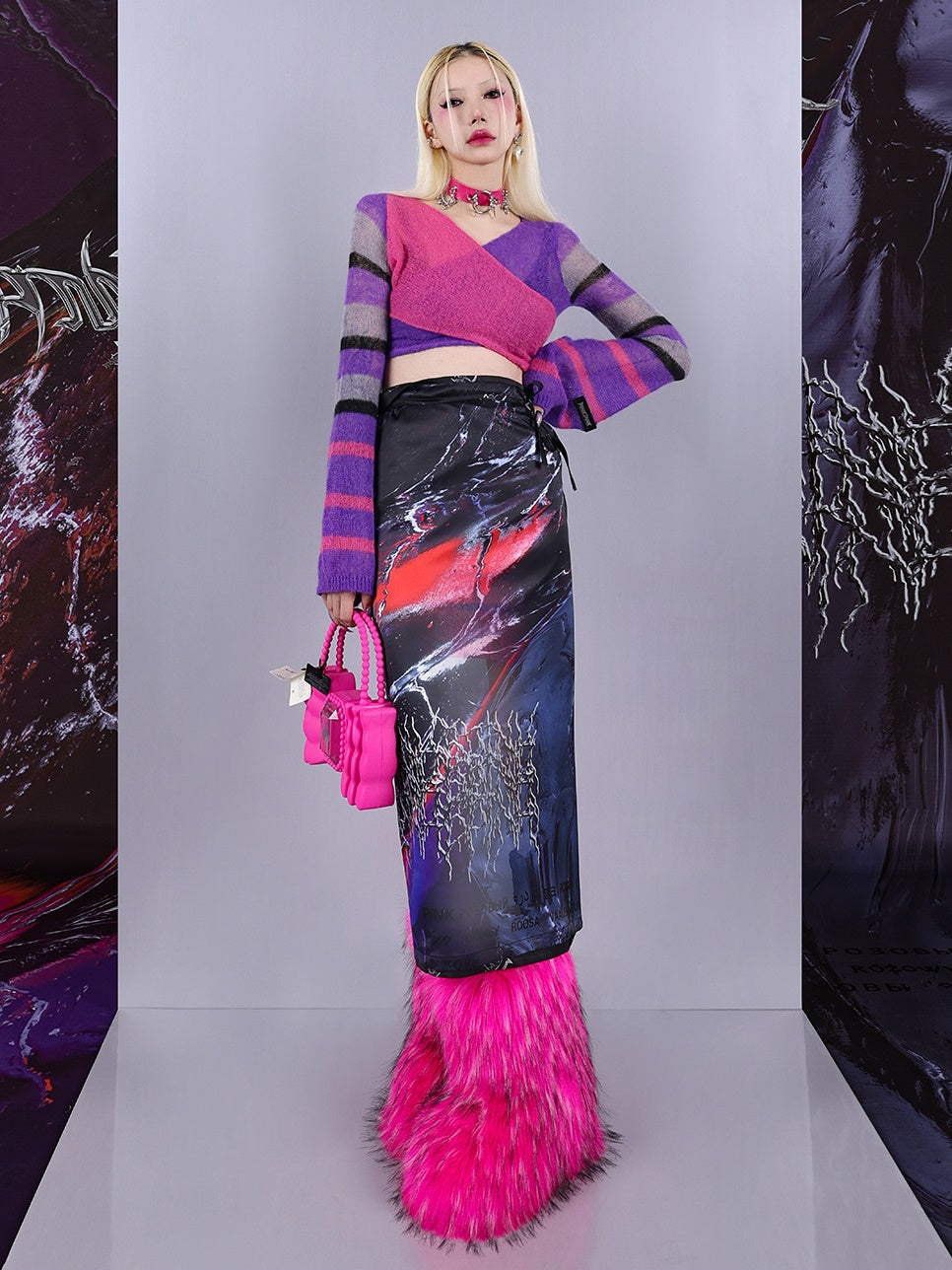 Reversible APRON SKIRT