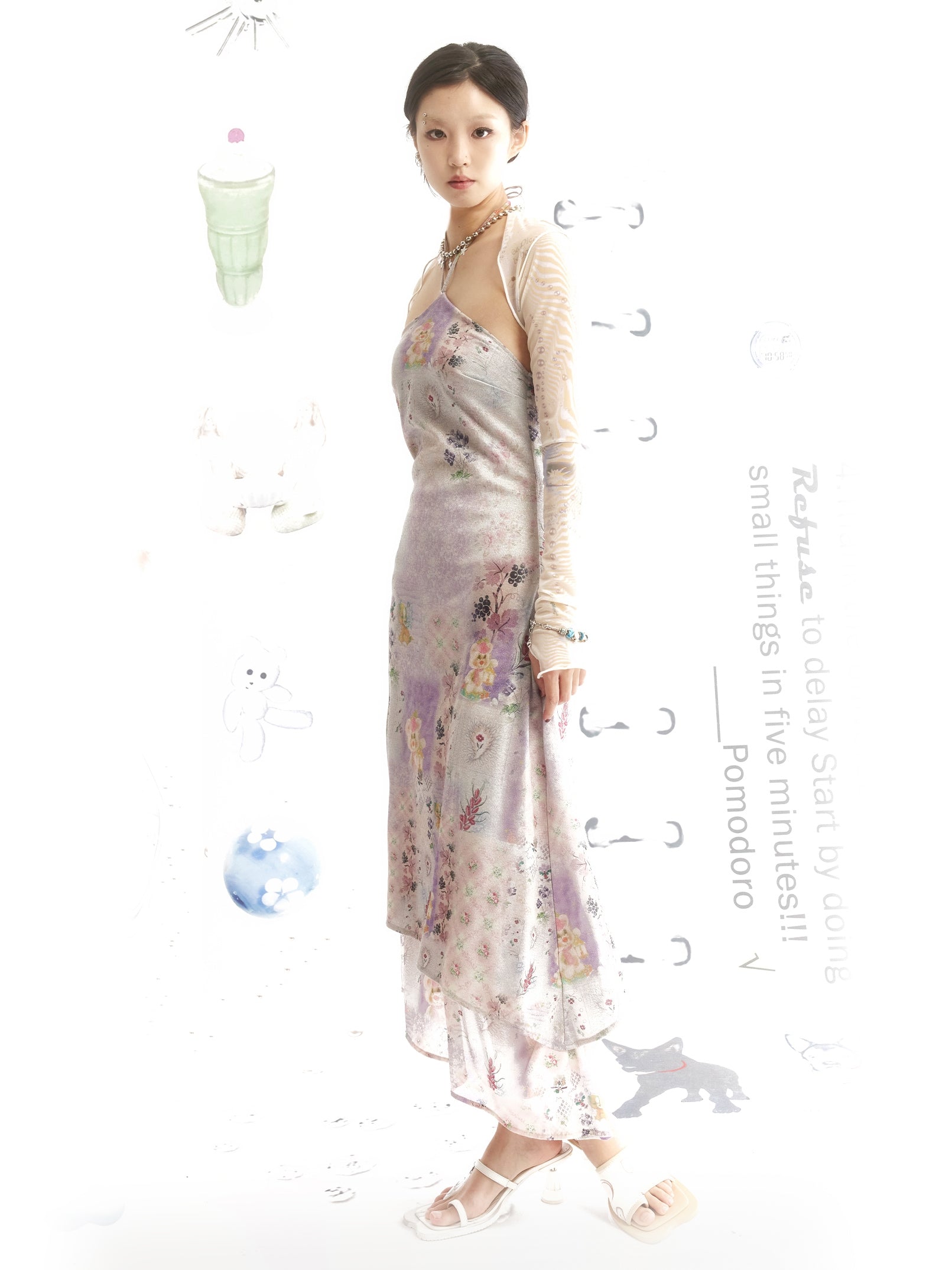 고삐 스트랩 두 가지 방법 드레스를 인쇄하십시오