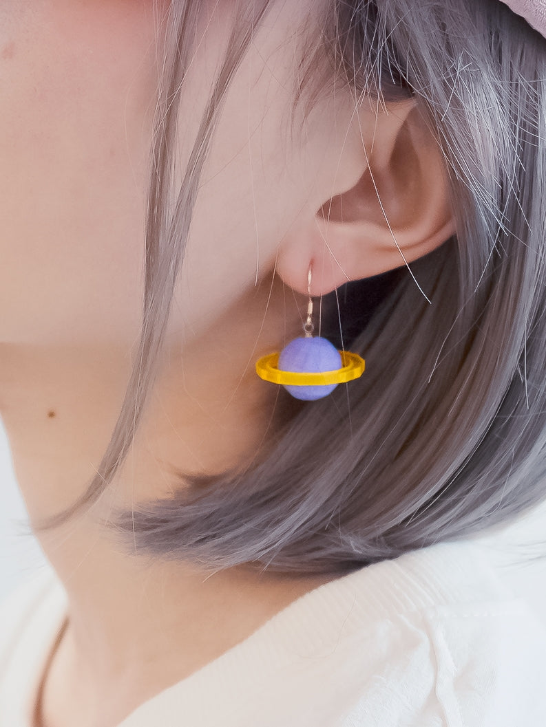 Candy Color Planet Earrings