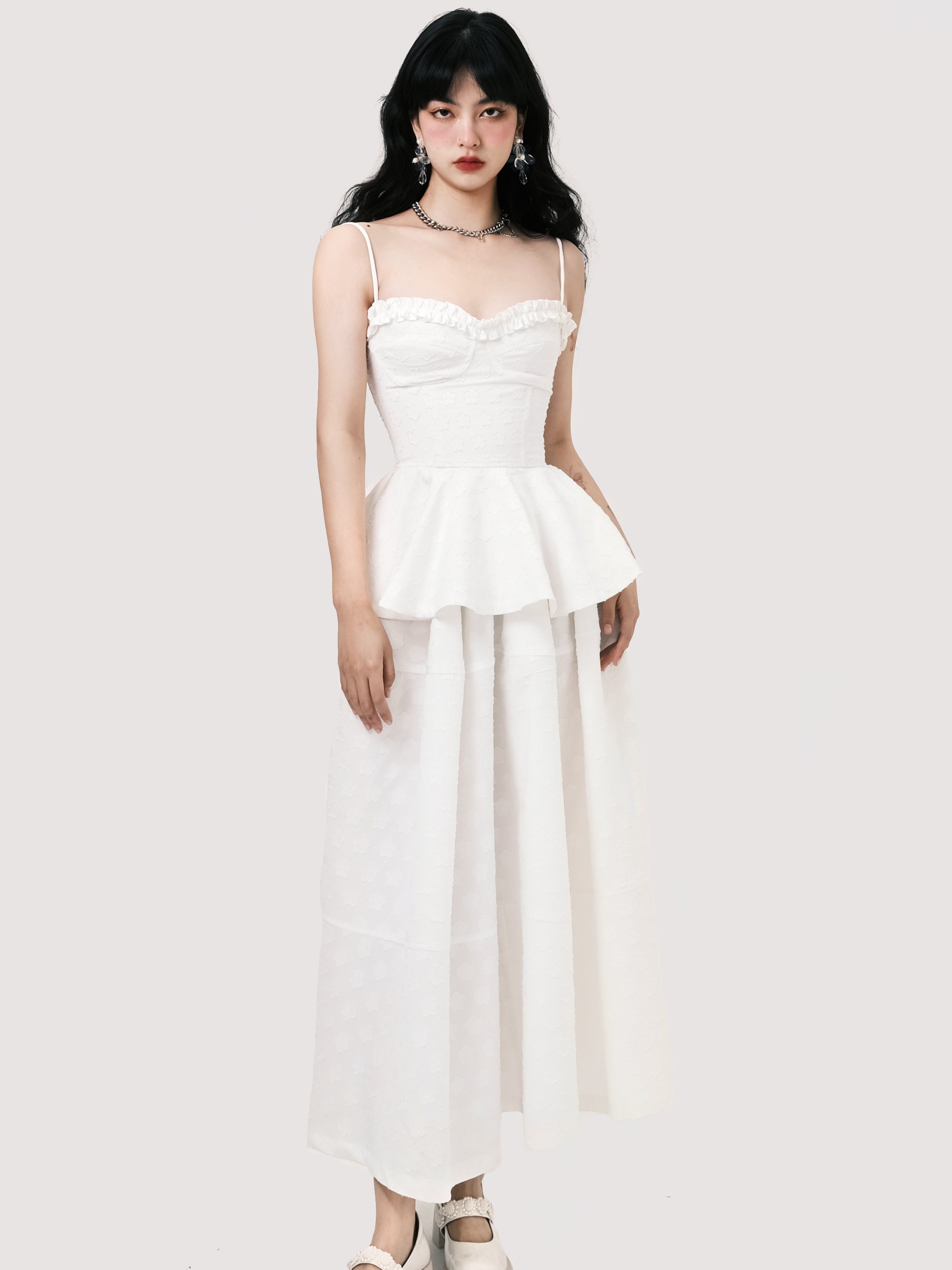 Top à suspense et jupe longue