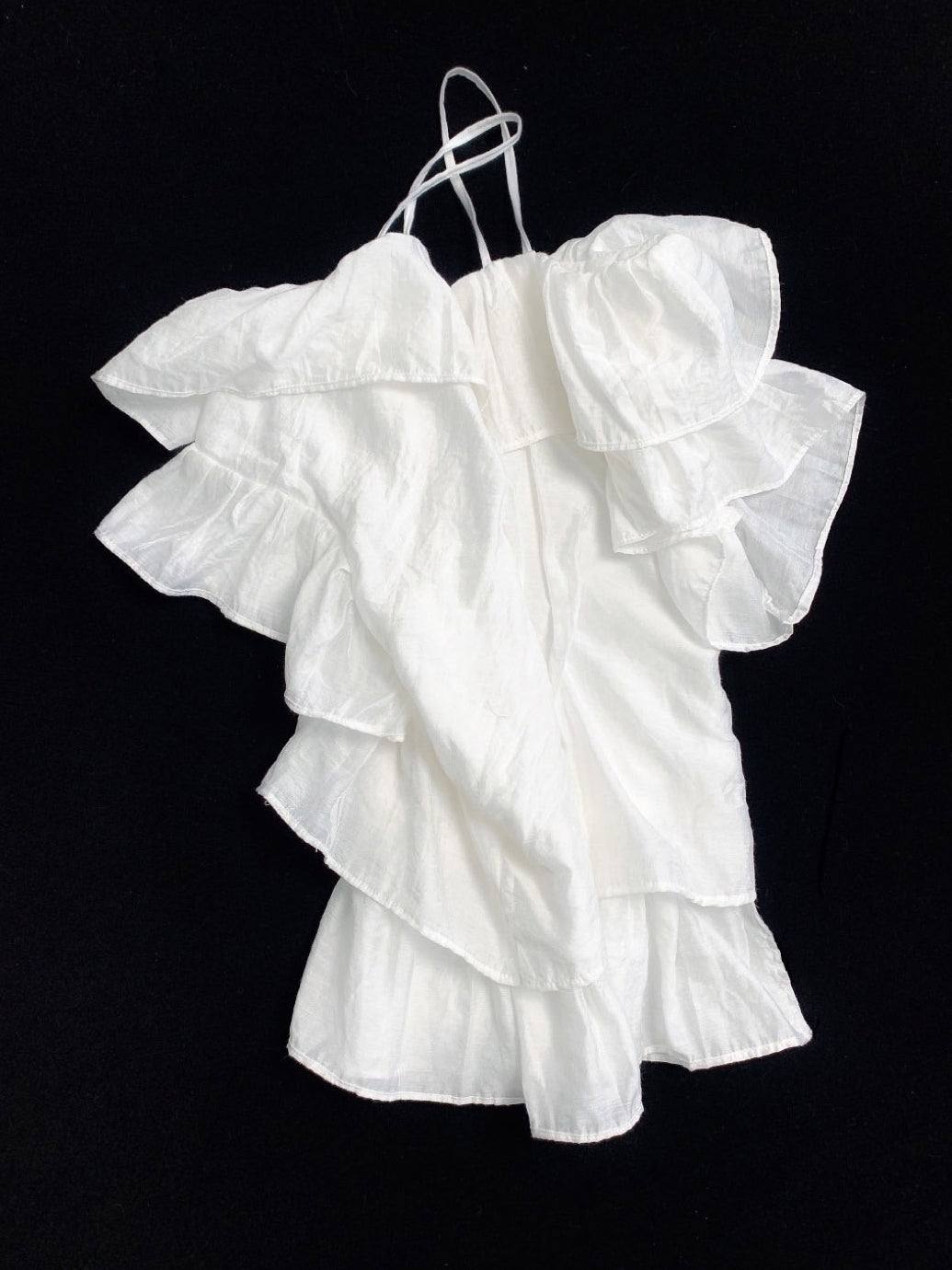 짧은 슬리드 탑 + 스커트