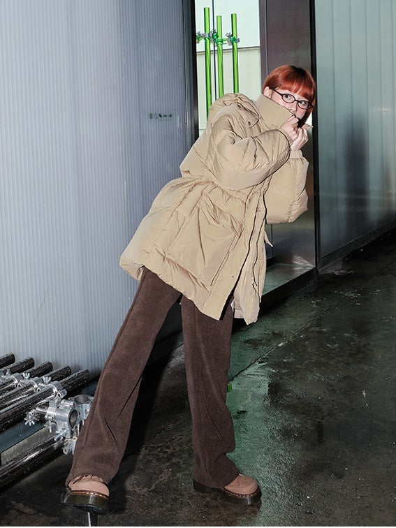 WHITE DUCK DOWN JACKET