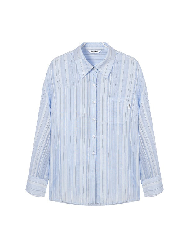 Chemise de protection solaire lâche à manches longues