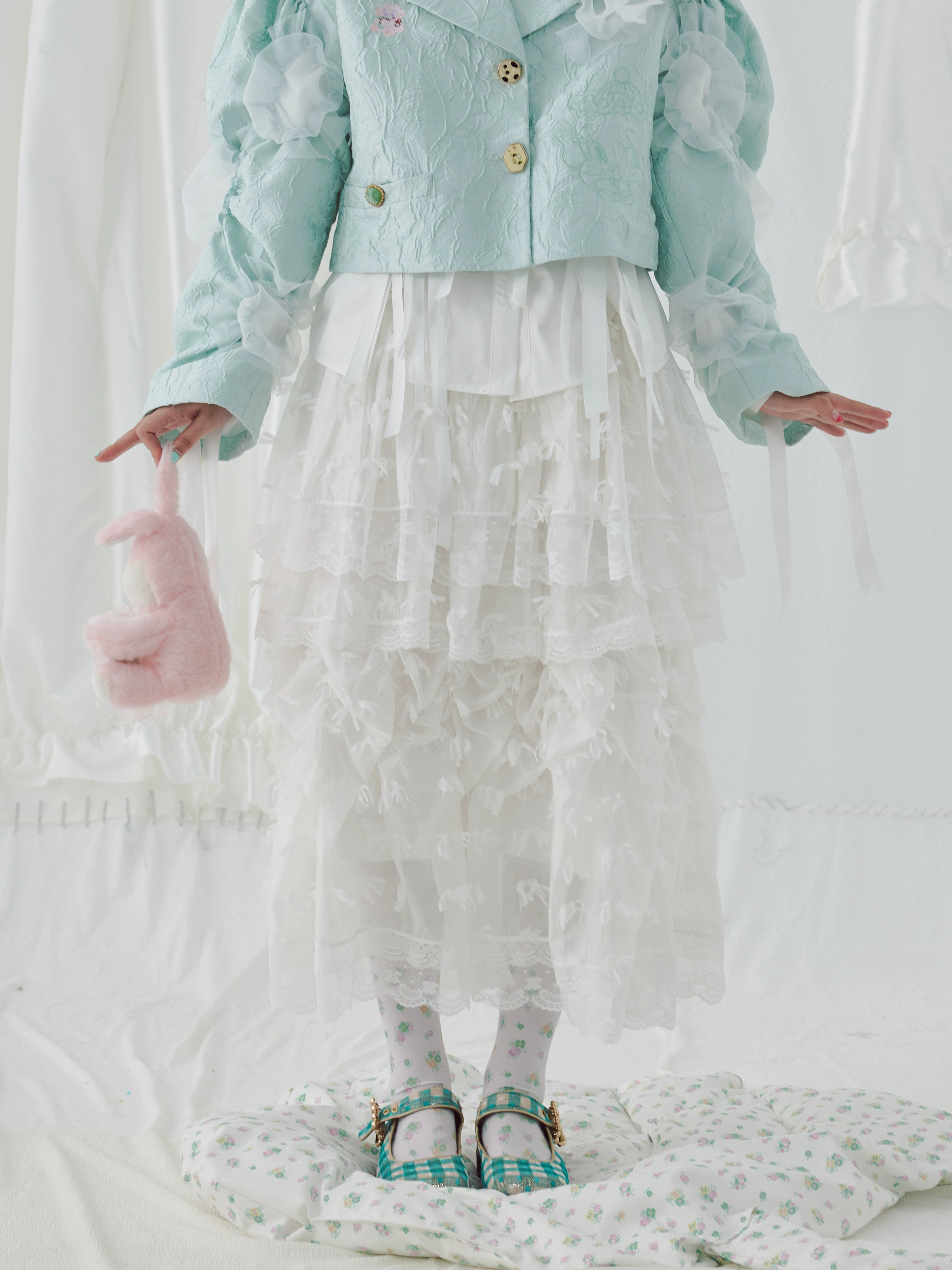 Organza Fluffy Cake 치마