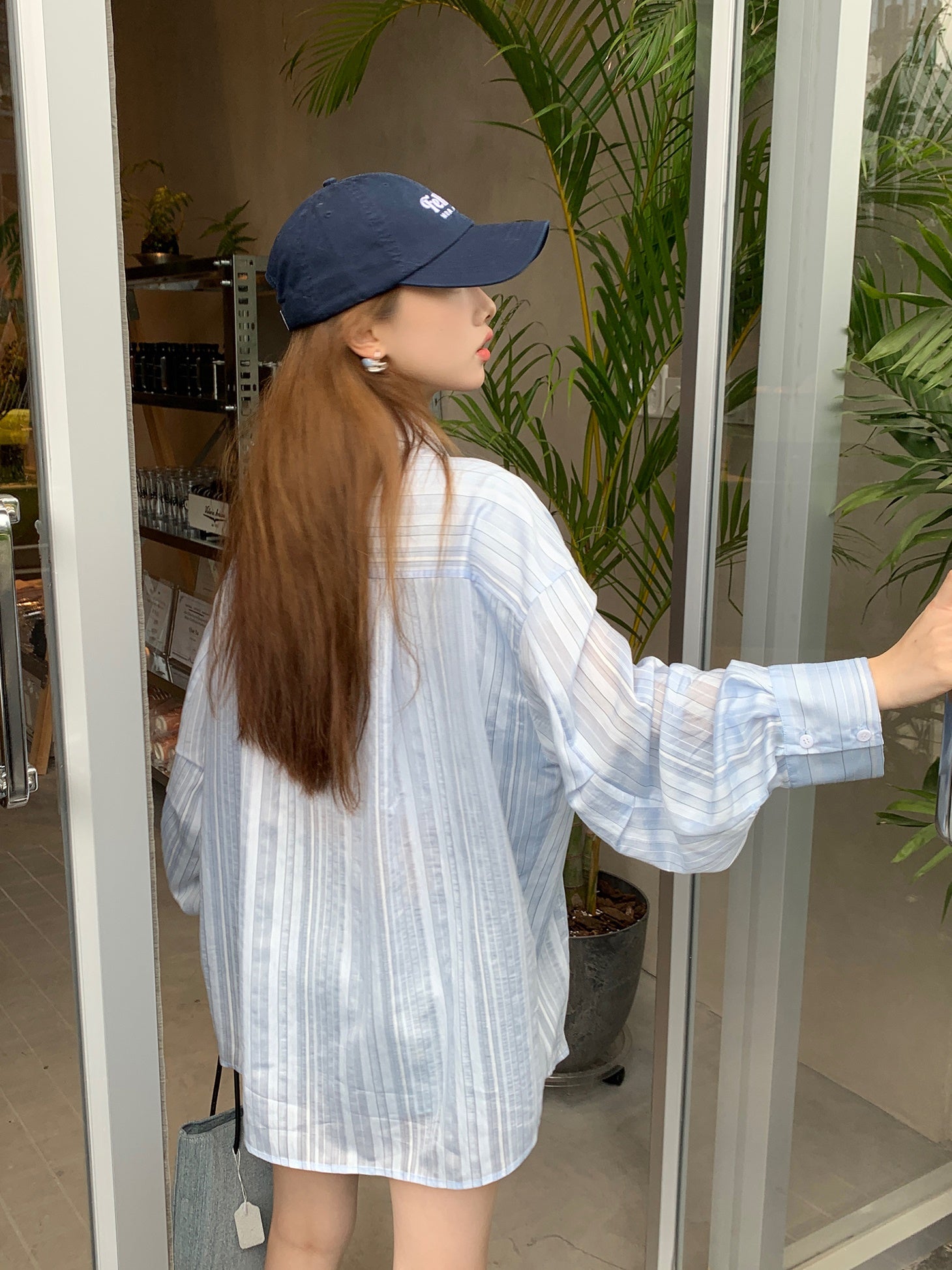 Chemise de protection solaire lâche à manches longues