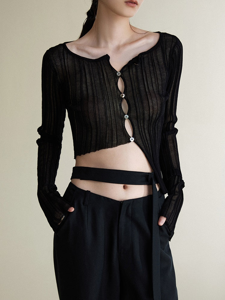 Short Vest & Cardigan TWO-PIECE Set