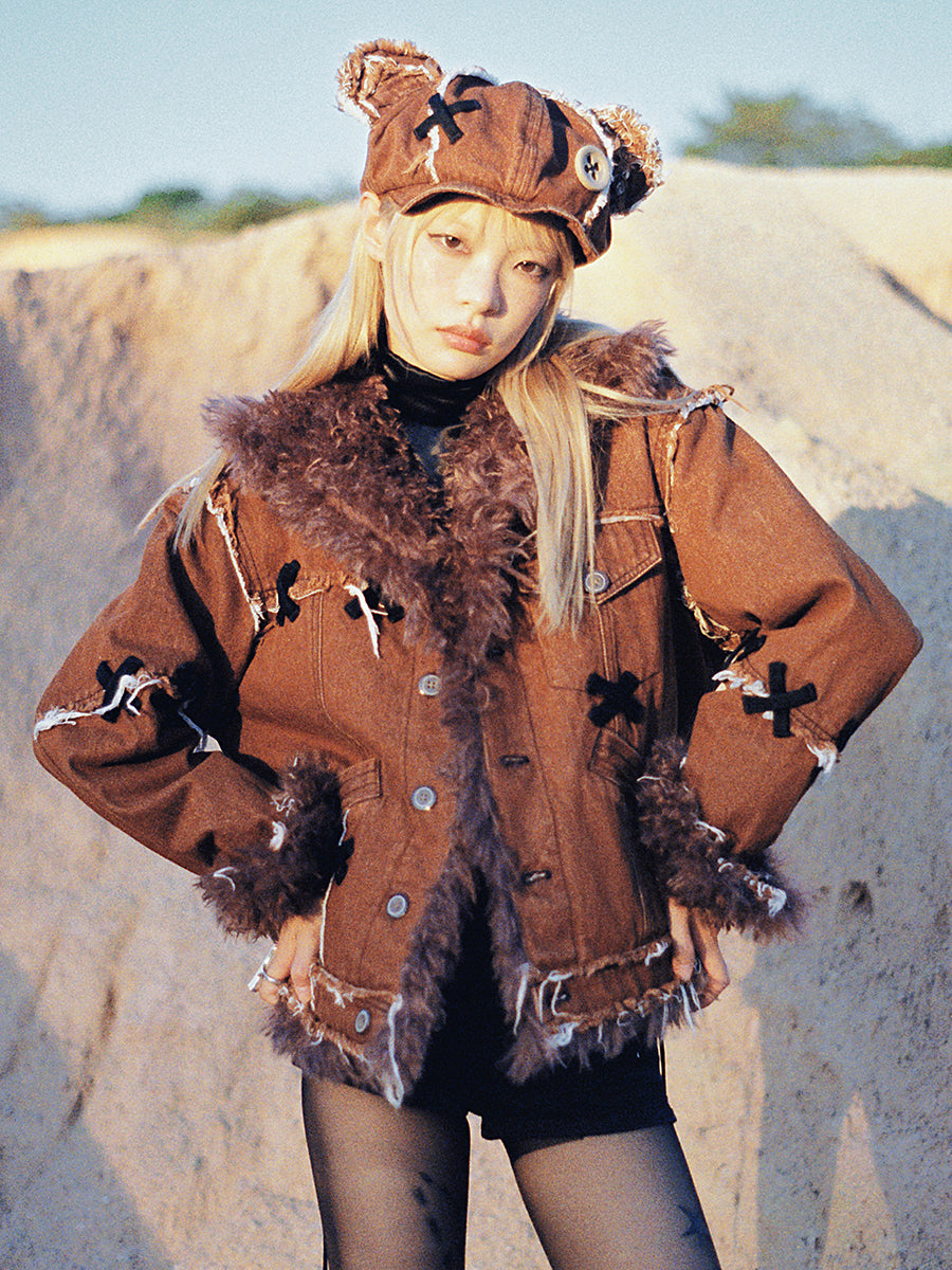 곰 인형 캐스 퀴트 모자