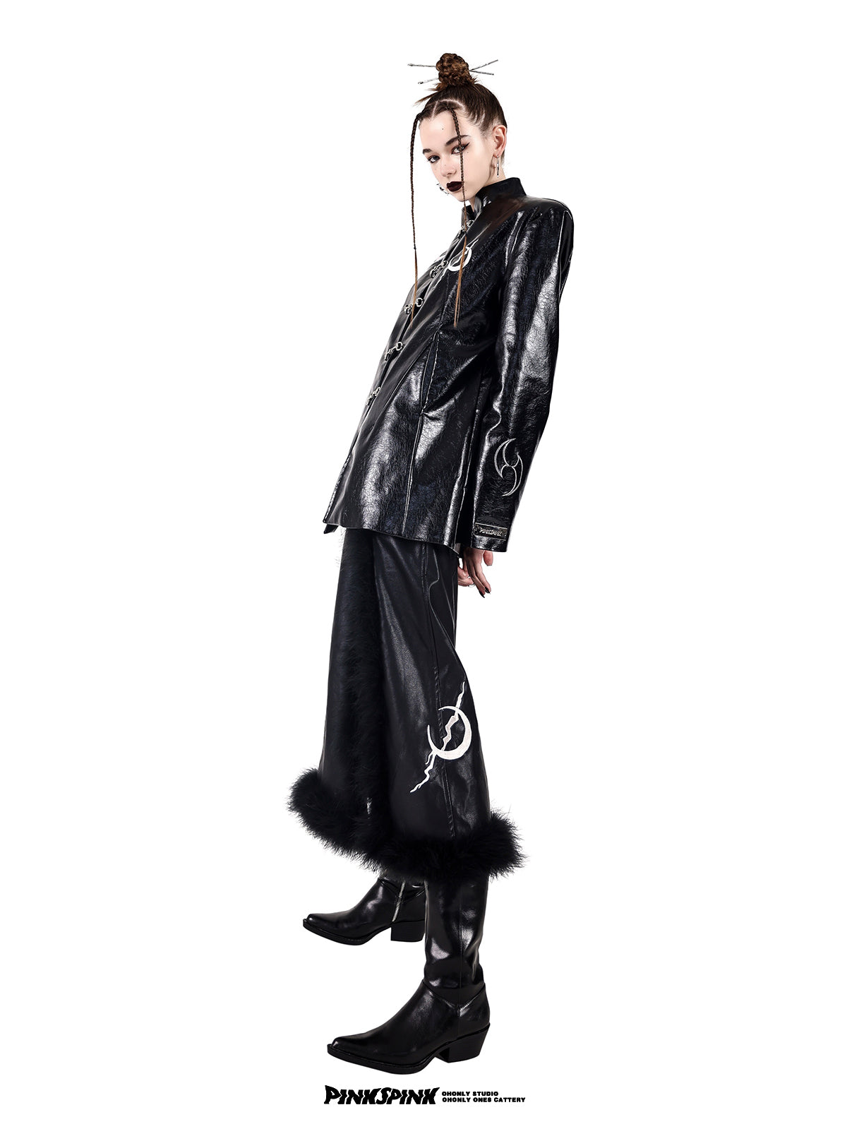 가죽 니치 쿨 재킷