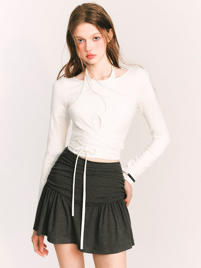 Gurte hängende Halshöhle -Oberseite