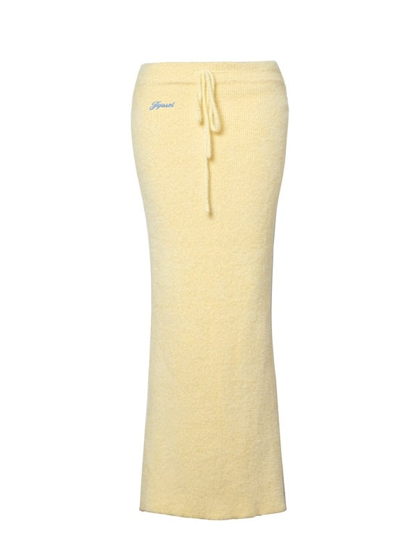 모피 짧은 가디건 및 치마