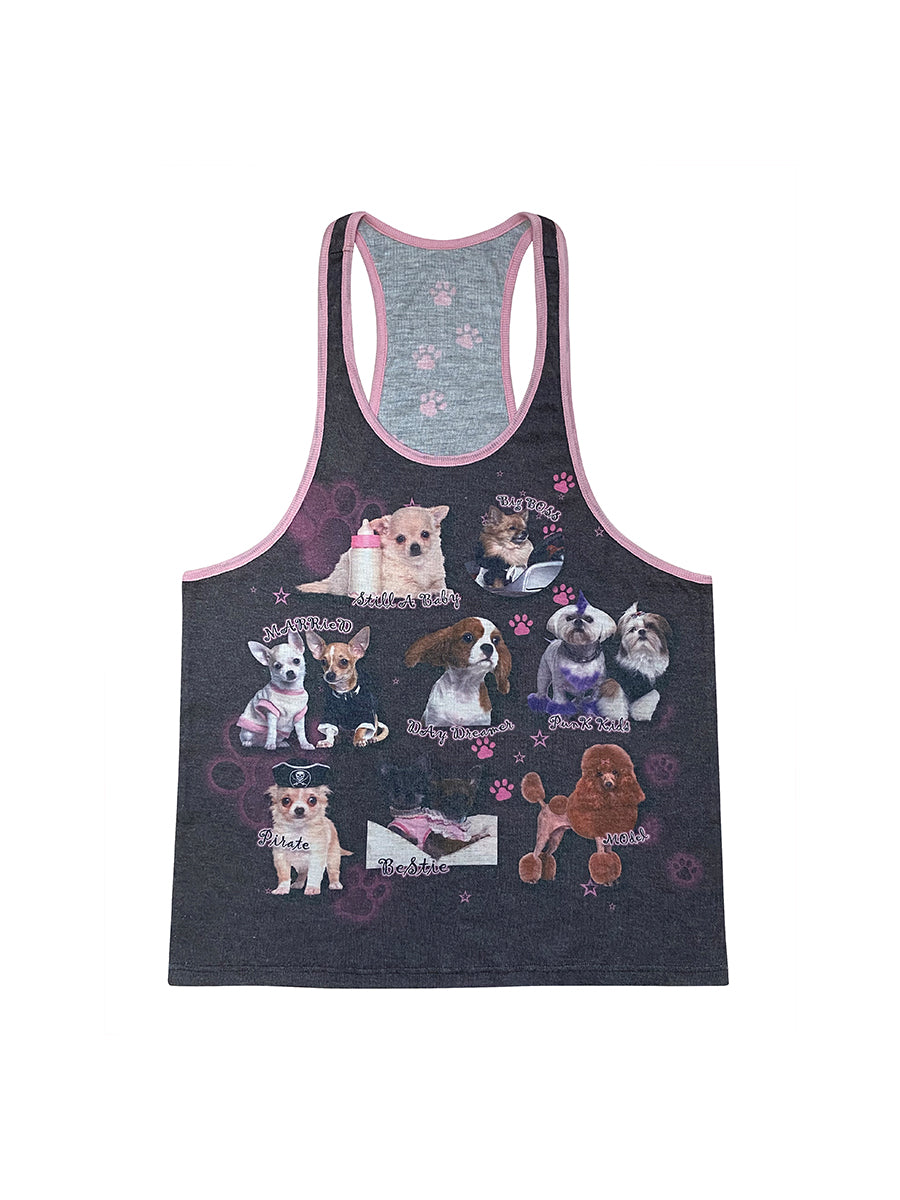 Chien lâche pop pop sportif-top