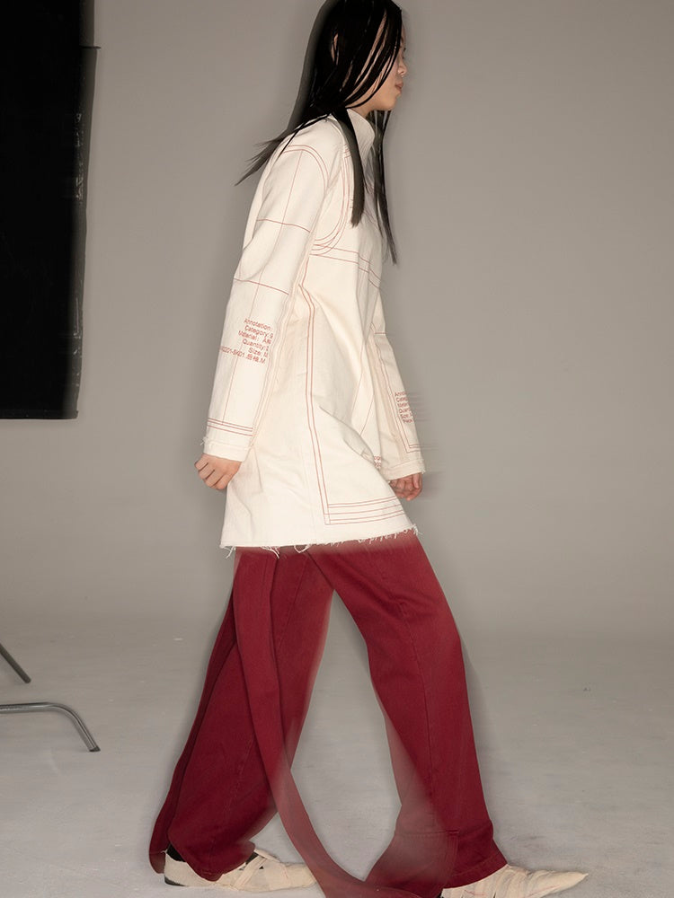 느슨한 해협 틈새 드레스