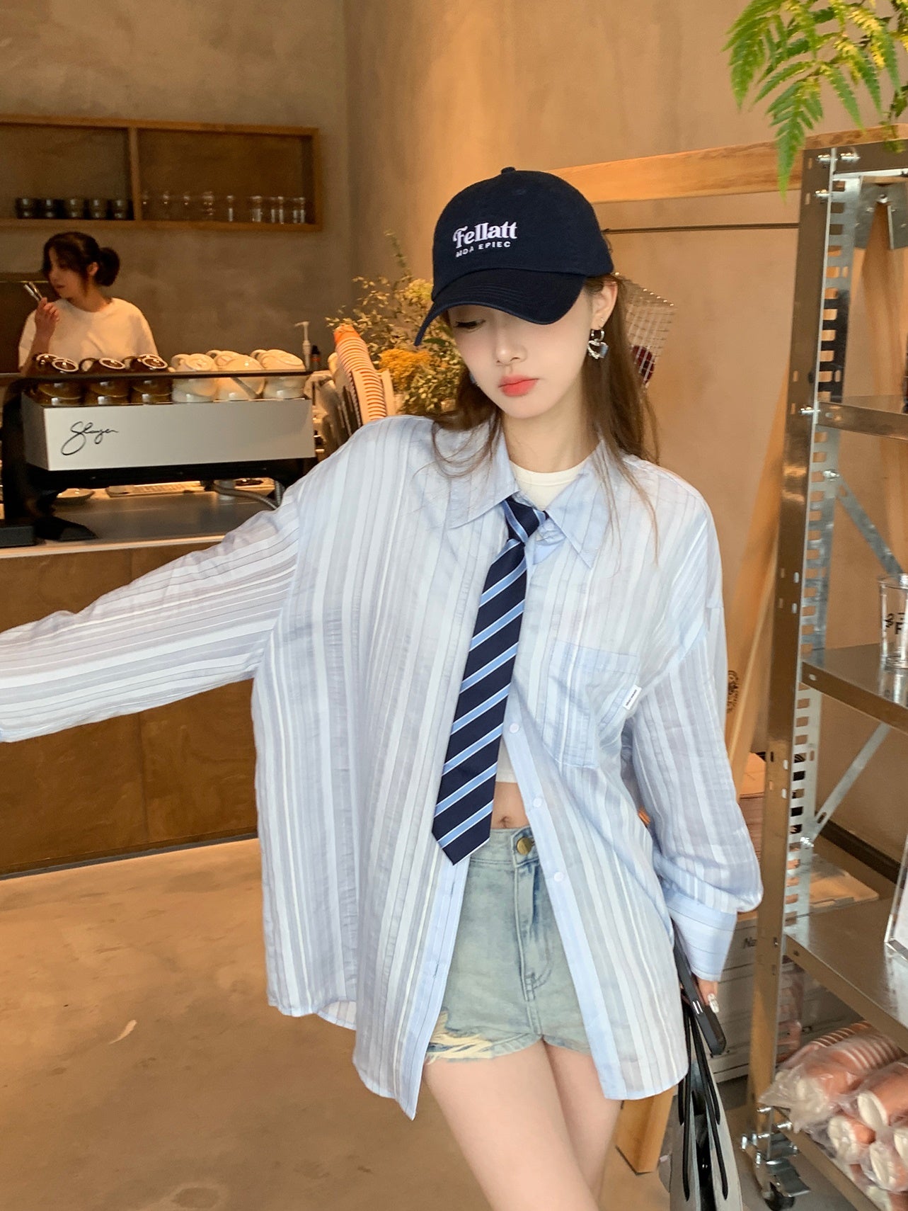 Chemise de protection solaire lâche à manches longues