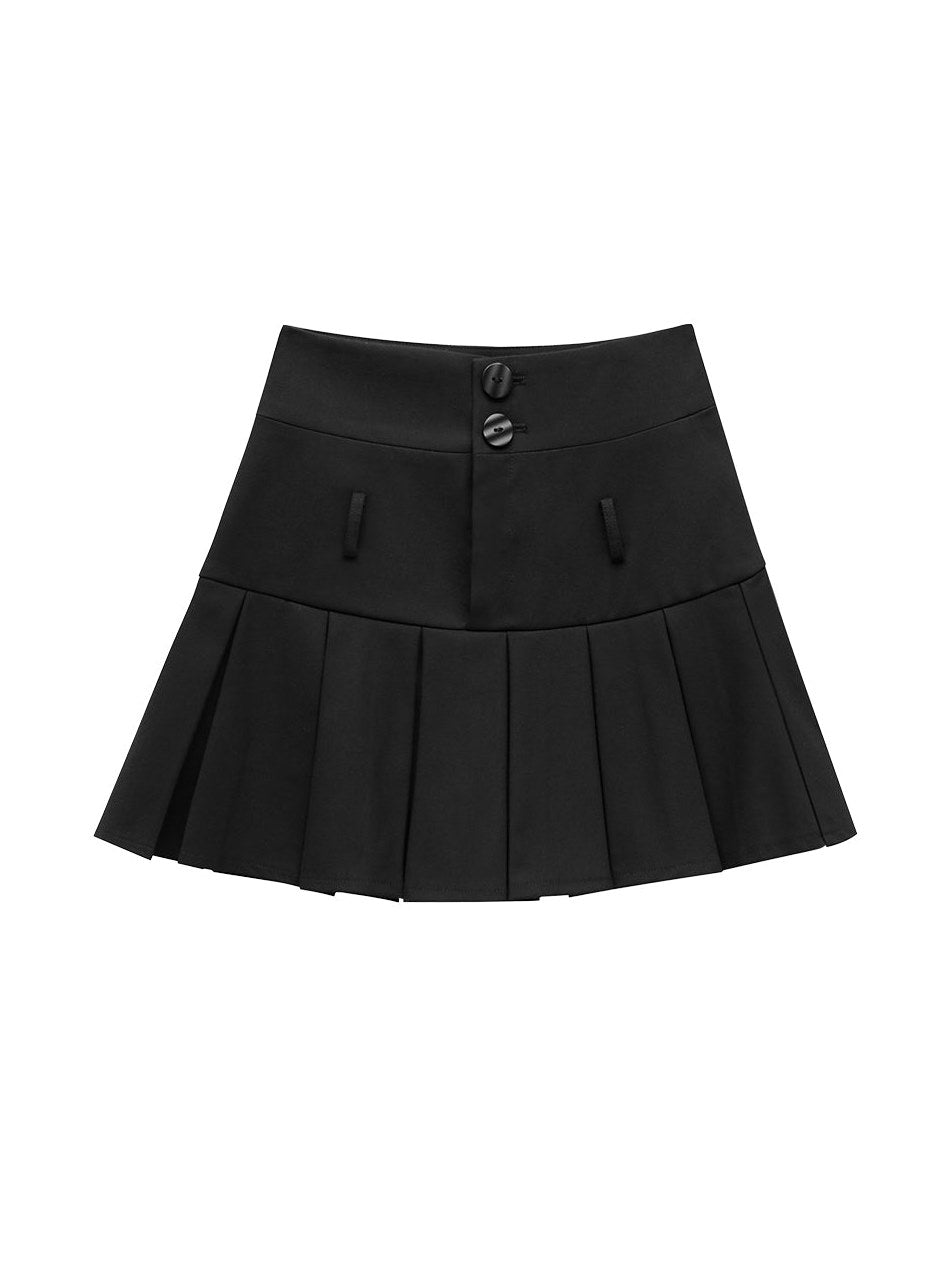 중국 스타일 로우 웨이스트 스커트 및 짧은 재킷