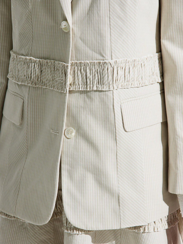 Veste mûre de rattrapage longue modeste naturelle