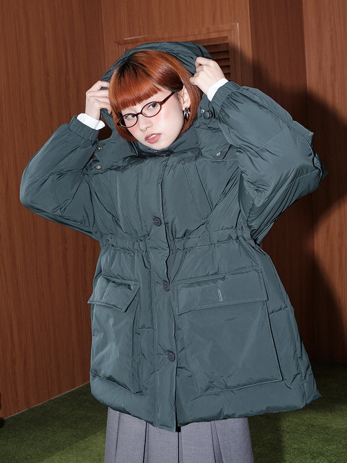 WHITE DUCK DOWN JACKET