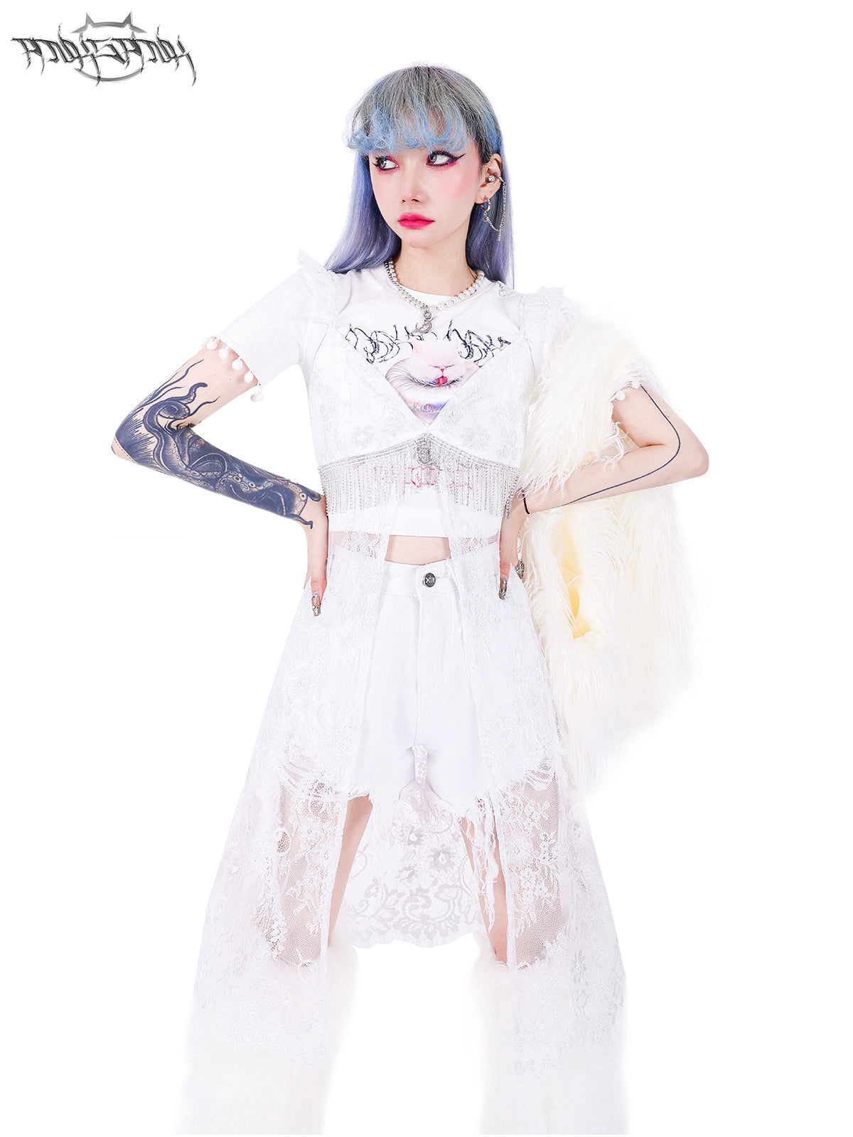 레이스 니치 니치시피 요정 원피스