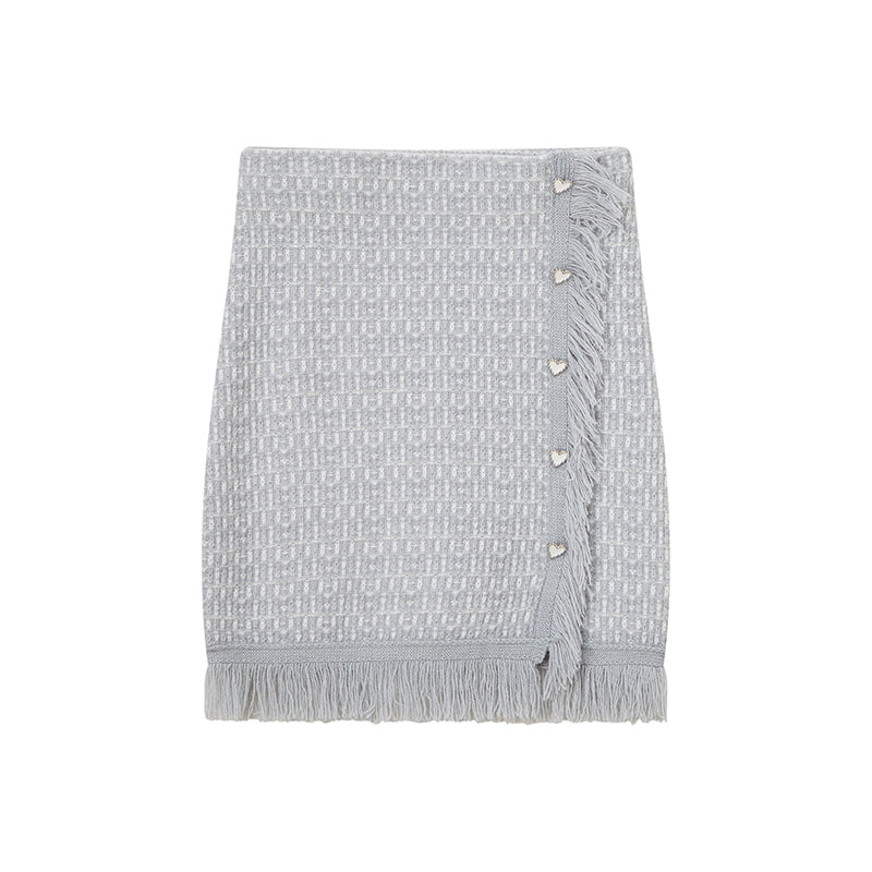 Knit Classy Jacket&Camisole&Skirt