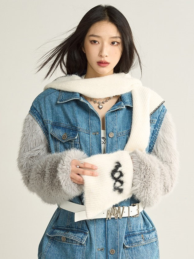 국경 머플러 및 모자