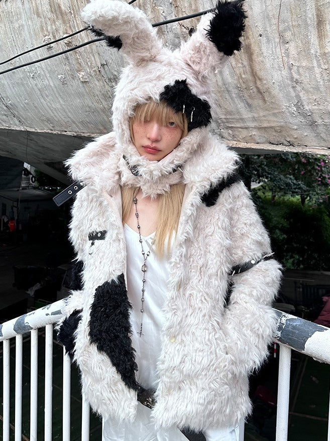 Stitching FUR JACKET