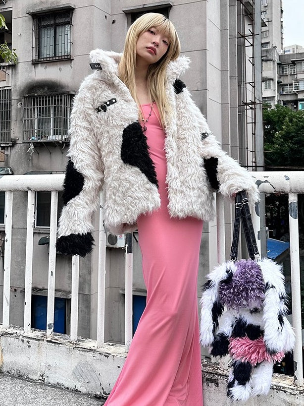 Stitching FUR JACKET