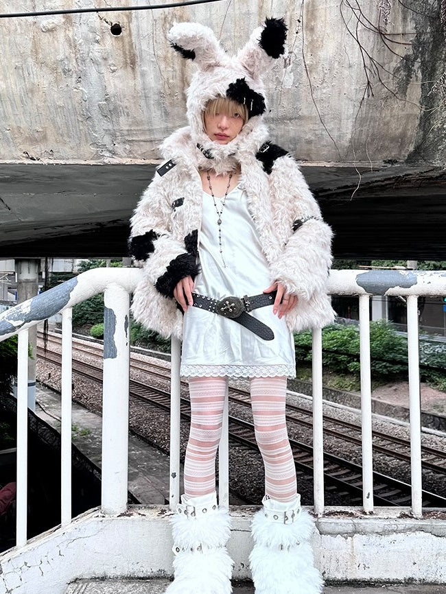 Stitching FUR JACKET