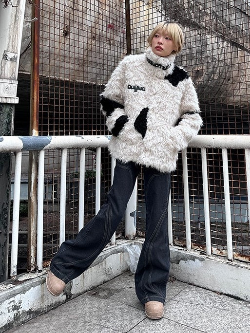 Stitching FUR JACKET